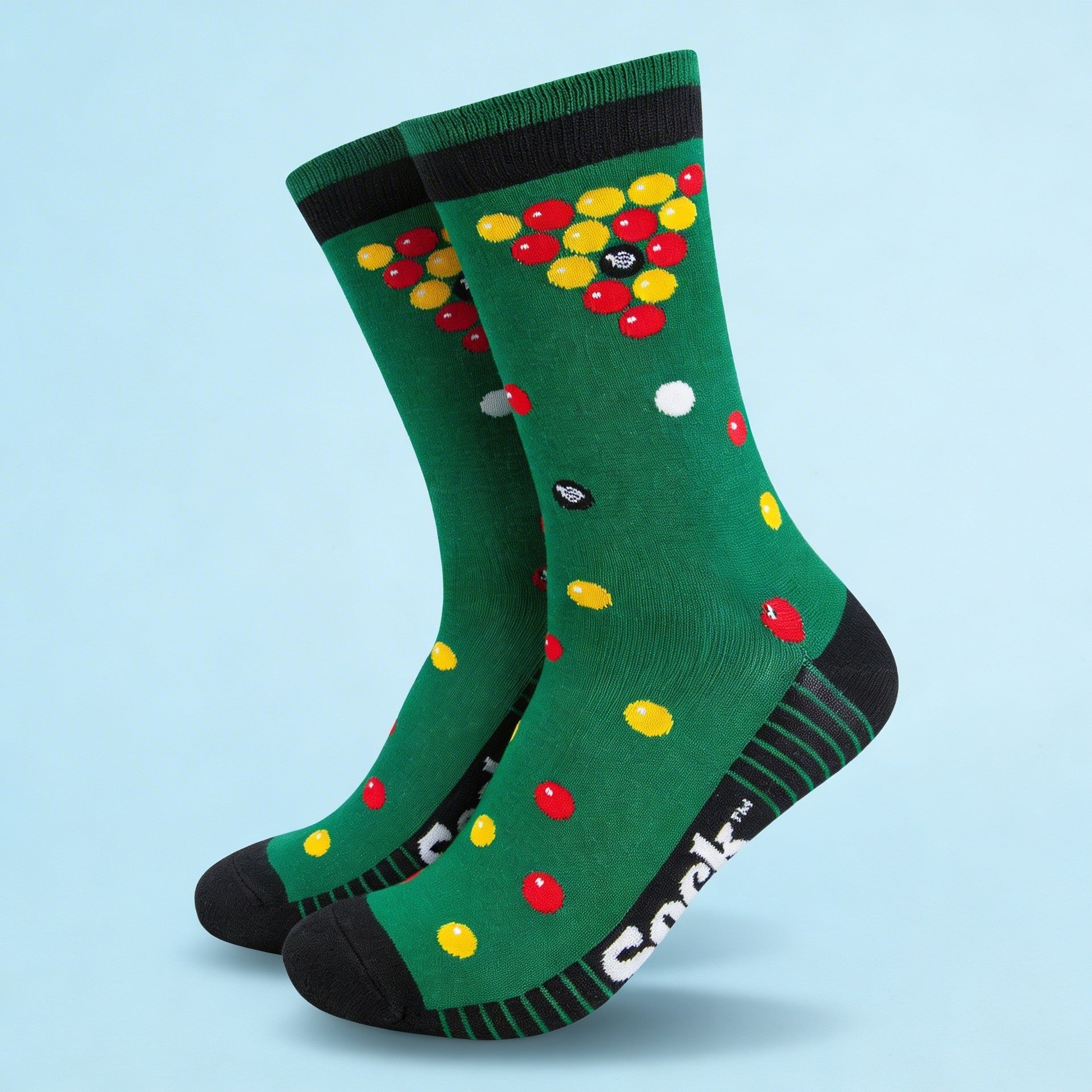 Snooker Pint Glass, Socks and Snacks gift set