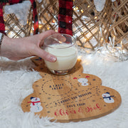 Snowman Christmas Eve Bamboo Santa Treat Board-Love Lumi Ltd