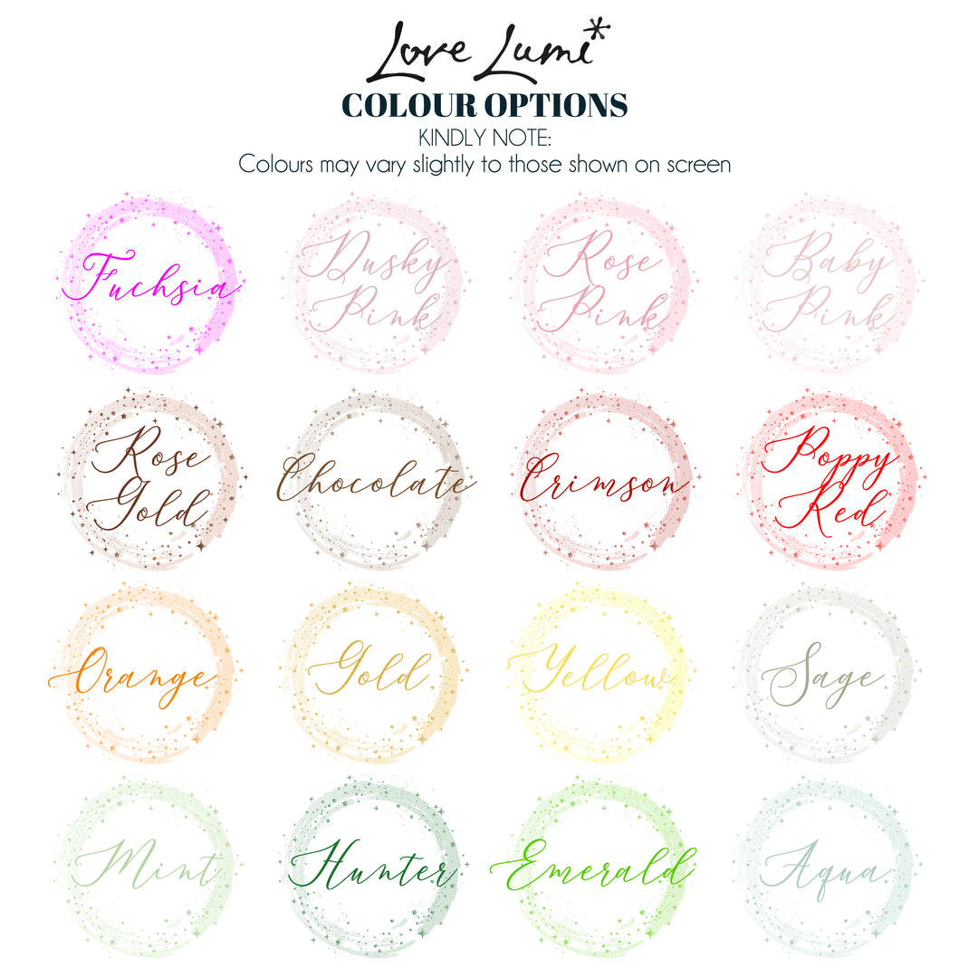 Birthday Party Sparkly Circle Guest Book-Love Lumi Ltd
