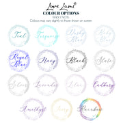Frosted Acrylic Sparkly Circle Hen Party Signing Puzzle Jigsaw