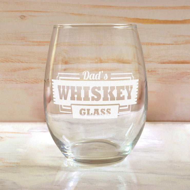 Any Drink Any Name Engraved Stemless Glass
