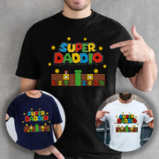 Super Daddio Retro Gaming Men's T Shirt-Love Lumi Ltd