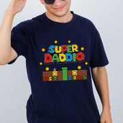 Super Daddio and Babio or Kiddio Gaming T-Shirt and Baby Grow set-Love Lumi Ltd