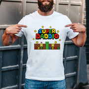 Super Daddio Retro Gaming Men's T Shirt-Love Lumi Ltd