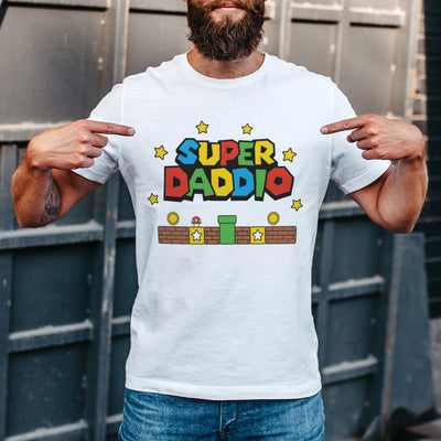 Super Daddio Gaming Men's T Shirt-Love Lumi Ltd