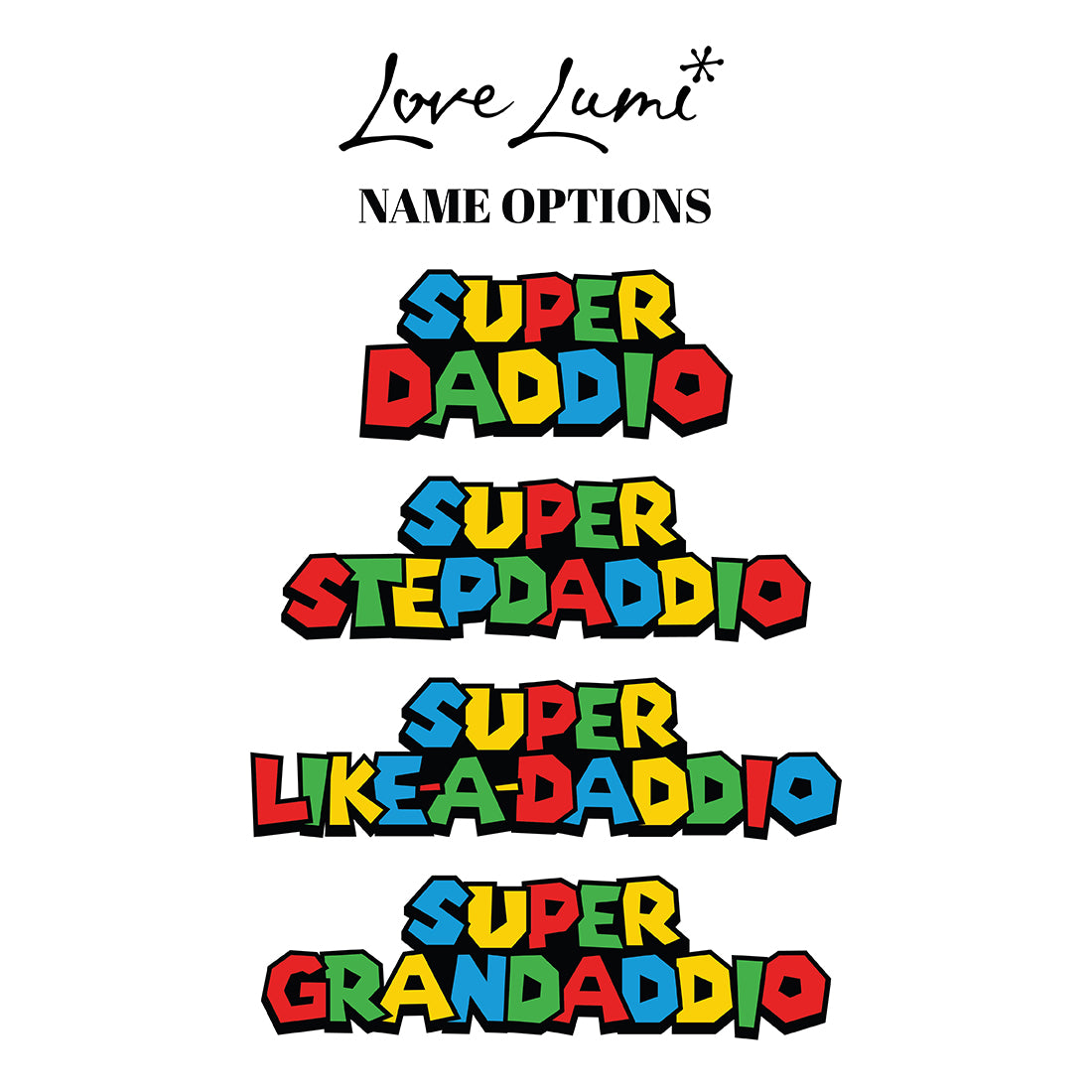Super Daddio Retro Gaming Men's T Shirt-Love Lumi Ltd