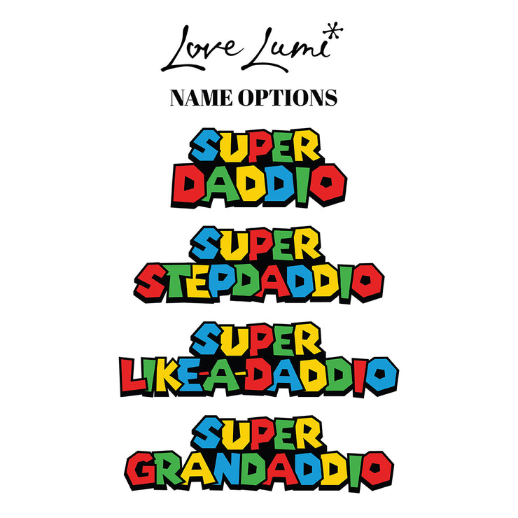 Super Daddio Gaming Men's T Shirt-Love Lumi Ltd