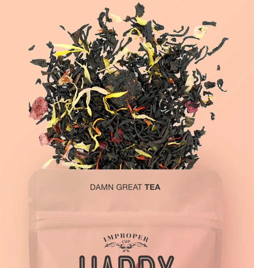 Personalised Glass Mug Happy Birthday Tea Gift Box