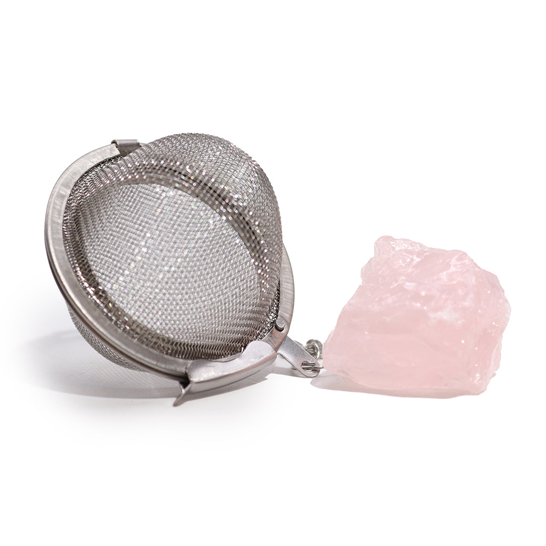 Rose Quartz Loose Leaf Tea Strainer