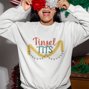 Fun Christmas Tinsel Tits and Jingle Balls T-Shirt or Jumper