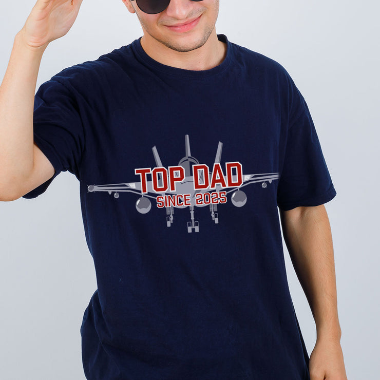 Top Dad Jet Plane T Shirt