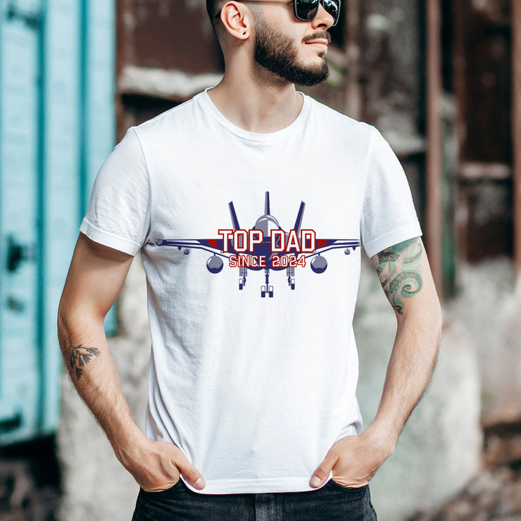 Top Dad Jet Plane T Shirt
