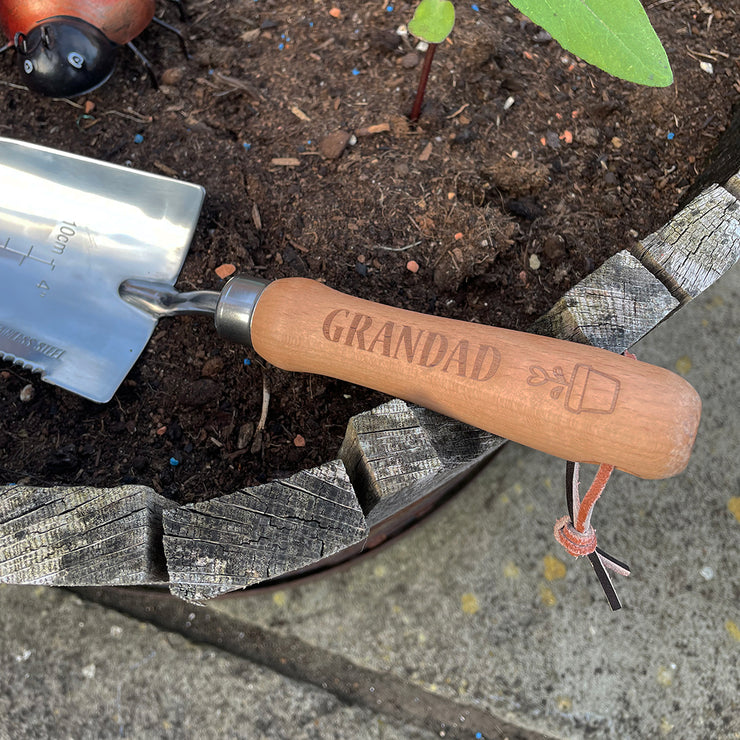 Personalised Deluxe Engraved Garden Hand Trowel