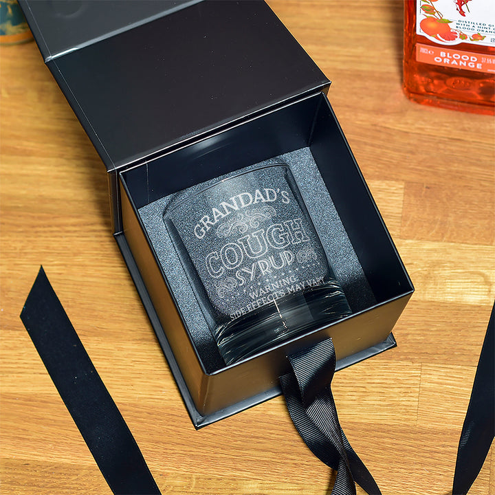 Cough Syrup Whiskey Glass Tumbler