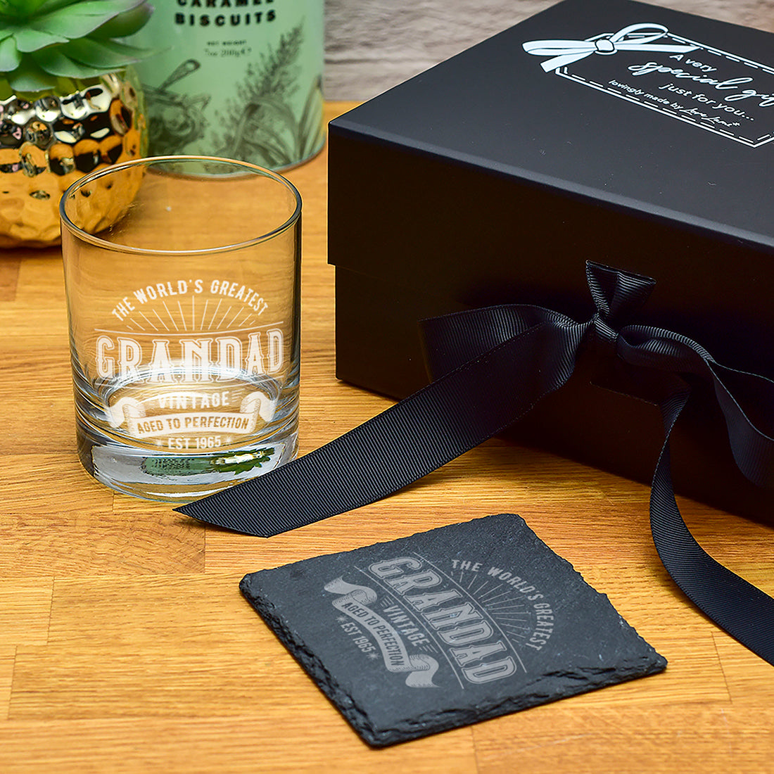 World's Greatest Grandad Whiskey Glass Tumbler