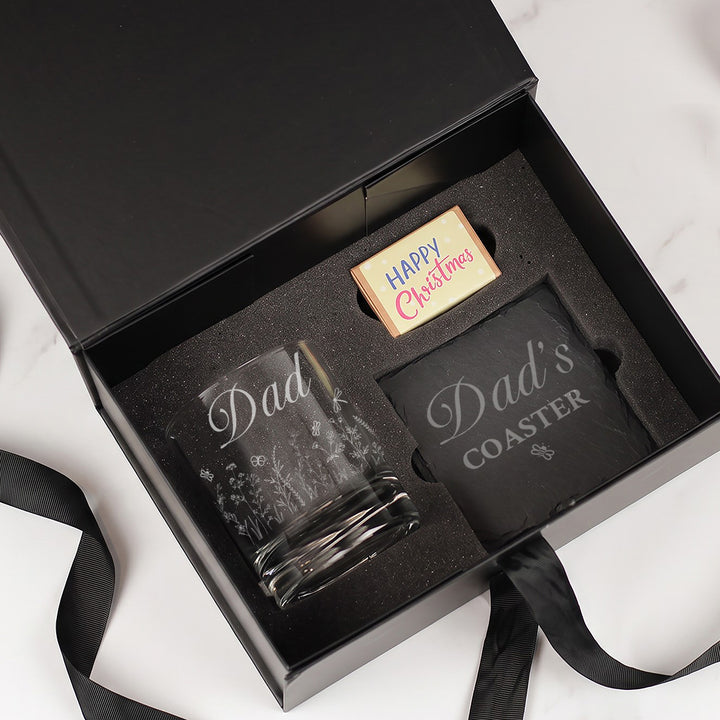 Whiskey Tumbler And Christmas Wildflower Seed Balls Gift Set