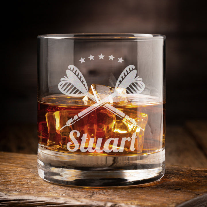 Darts Whiskey Glass Tumbler