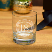 Happy Birthday Engraved tumbler Glass