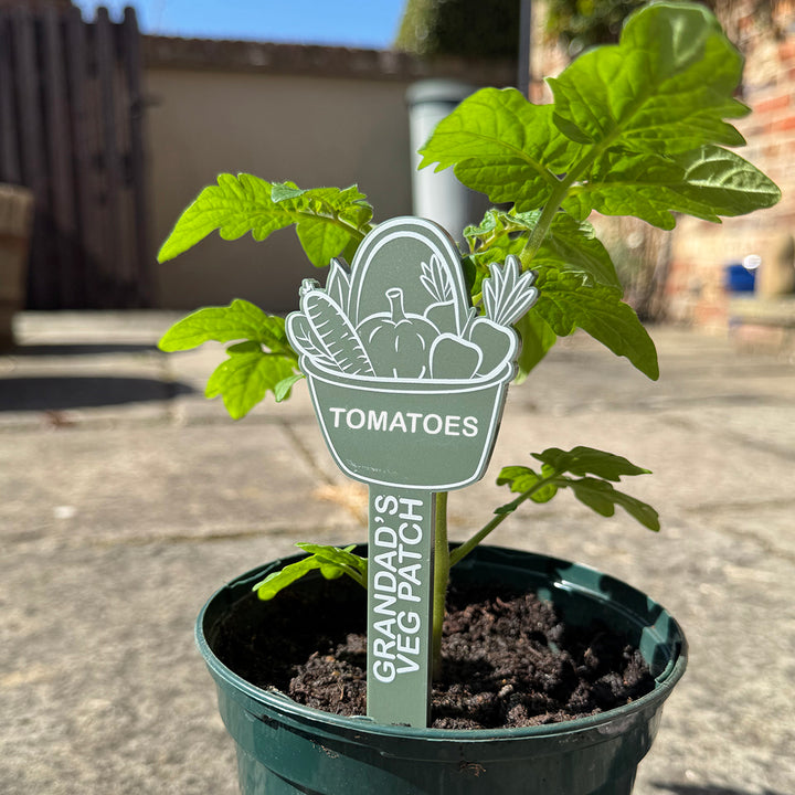 Custom Acrylic Vegetable Basket Garden Greenhouse Plant Markers
