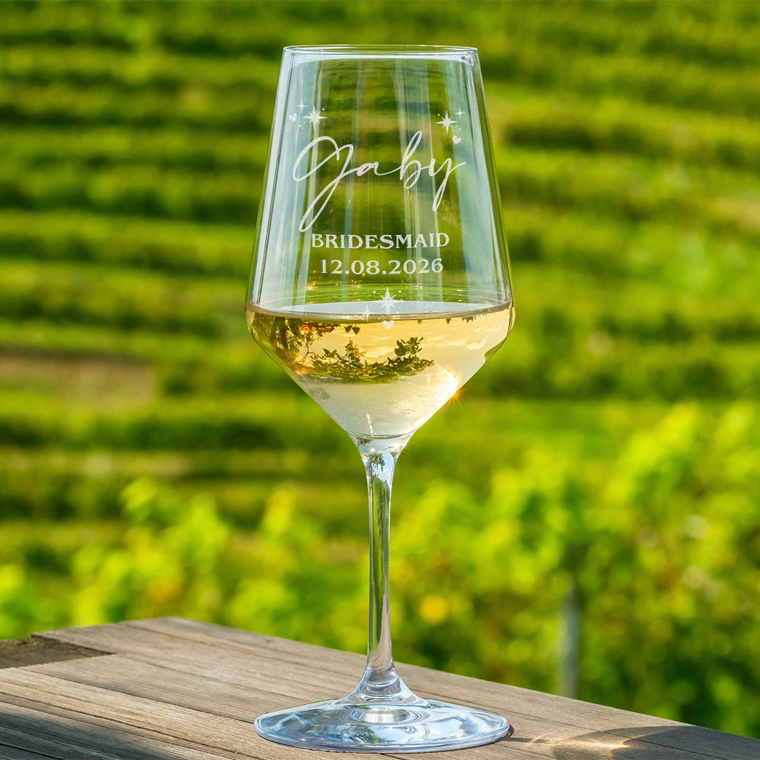 Personalised Wine Glass Birthday Treat Gift Box