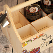 Cider Gift Box Father's Day Birthday Treat Hamper Caddy with Handle-Love Lumi Ltd