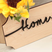Family Home Sweet Home 3D Wood & Acrylic Street Sign
