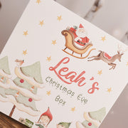 Personalised Santa's Flight Wooden Christmas Eve Box-Love Lumi Ltd