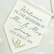 Welcome to the Wedding Flag-Love Lumi Ltd