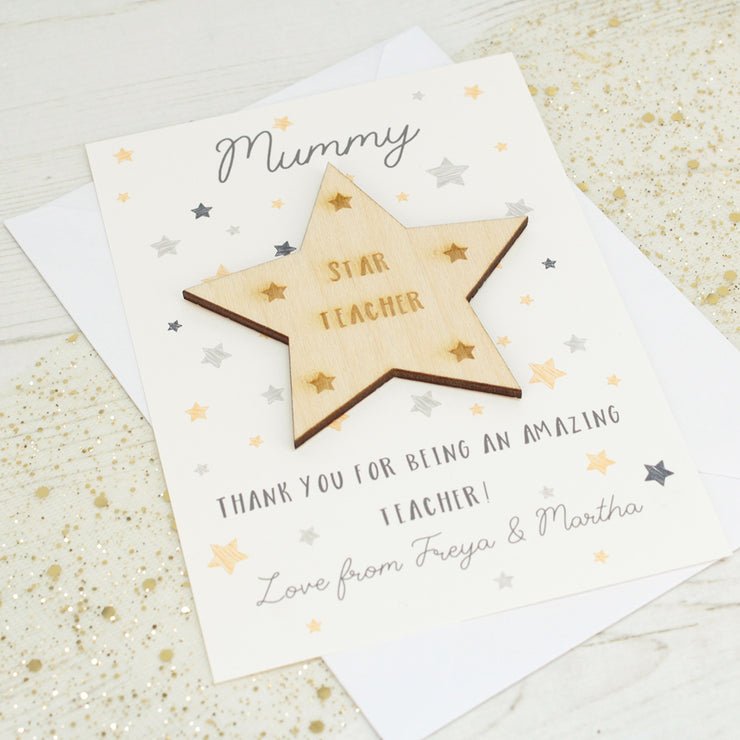 'Star Teacher' Homeschooling Token Card-Love Lumi Ltd