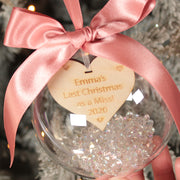 Last Christmas as a Miss Christmas Bauble-Love Lumi Ltd