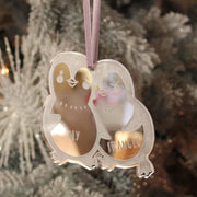 Penguin Couple Mirror Christmas Decoration-Love Lumi Ltd