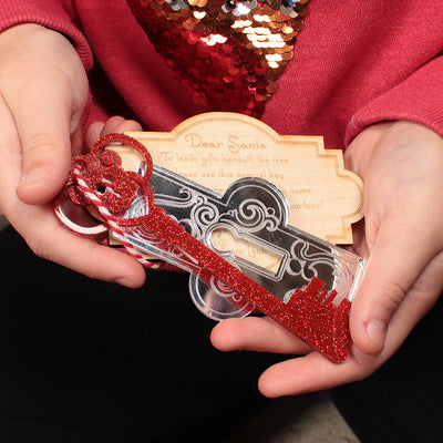 Santa's Magic Key and Lock Christmas Eve Decoration-Love Lumi Ltd