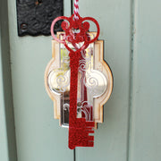 Santa's Magic Key and Lock Christmas Eve Decoration-Love Lumi Ltd