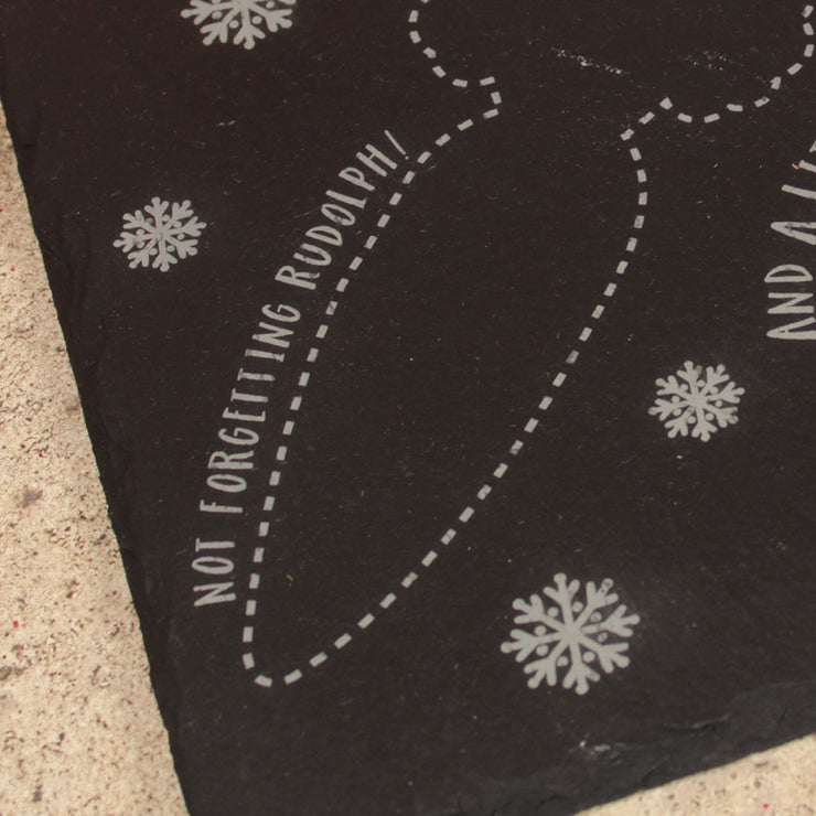Engraved Slate Christmas Eve Treat Board-Love Lumi Ltd
