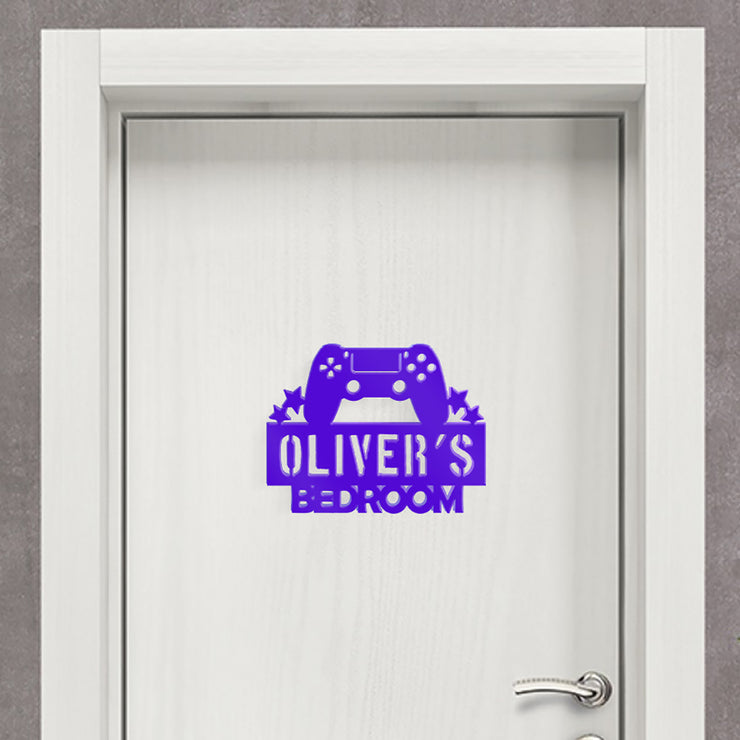 Personalised Playstation PS4 Acrylic Bedroom Door Wall Sign-Love Lumi Ltd