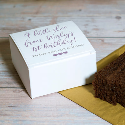 10 x Birthday Party Cake Favour Boxes-Love Lumi Ltd
