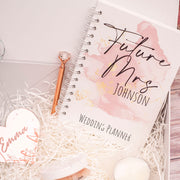 Engagement Future Mrs Filled Pink and Gold Marble Hamper Gift Box Set-Love Lumi Ltd
