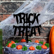 Halloween Trick or Treat Reusable Acrylic Cake Topper-Love Lumi Ltd