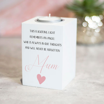Personalised Memorial Poem and Name Candle Tealight Holder-Love Lumi Ltd
