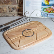 Personalised Family Roast Dinner Engraved Meat Carving Board-Love Lumi Ltd