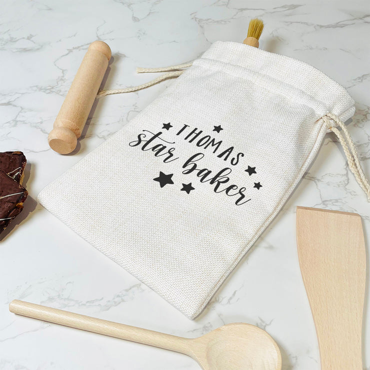 Personalised Star Baker 5 Piece Mini Baking Set Kit with Gift Bag-Love Lumi Ltd