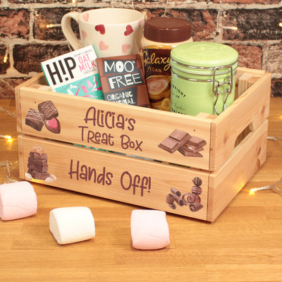 Chocoholic Chocolate Lover Treat Hamper Gift Crate-Love Lumi Ltd