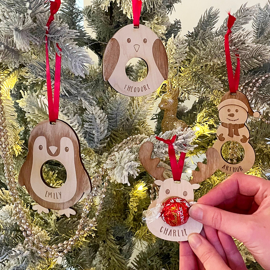 Chocolate Holder Gift Christmas Tree Bauble Decoration-Love Lumi Ltd