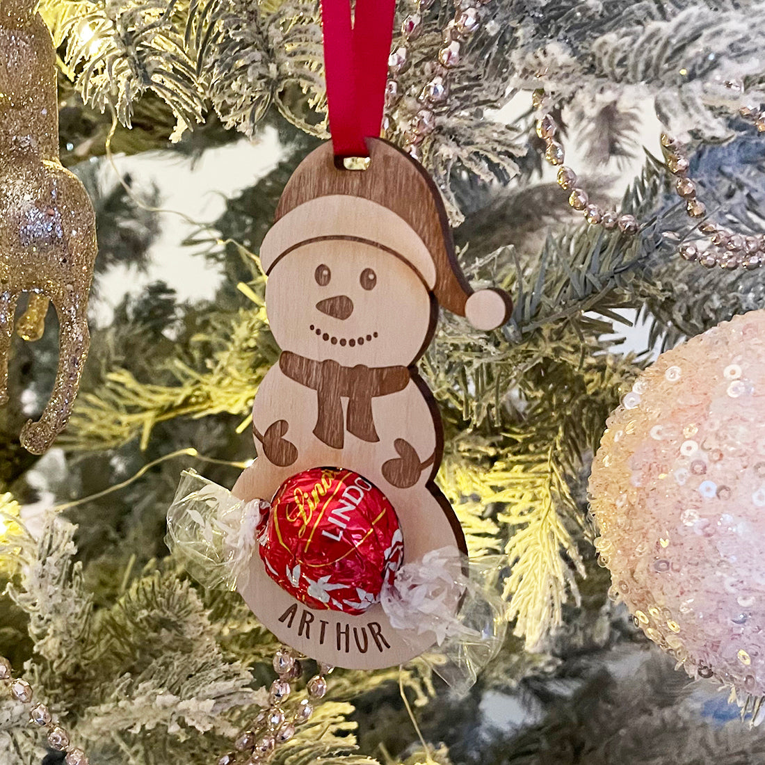 Chocolate Holder Gift Christmas Tree Bauble Decoration-Love Lumi Ltd