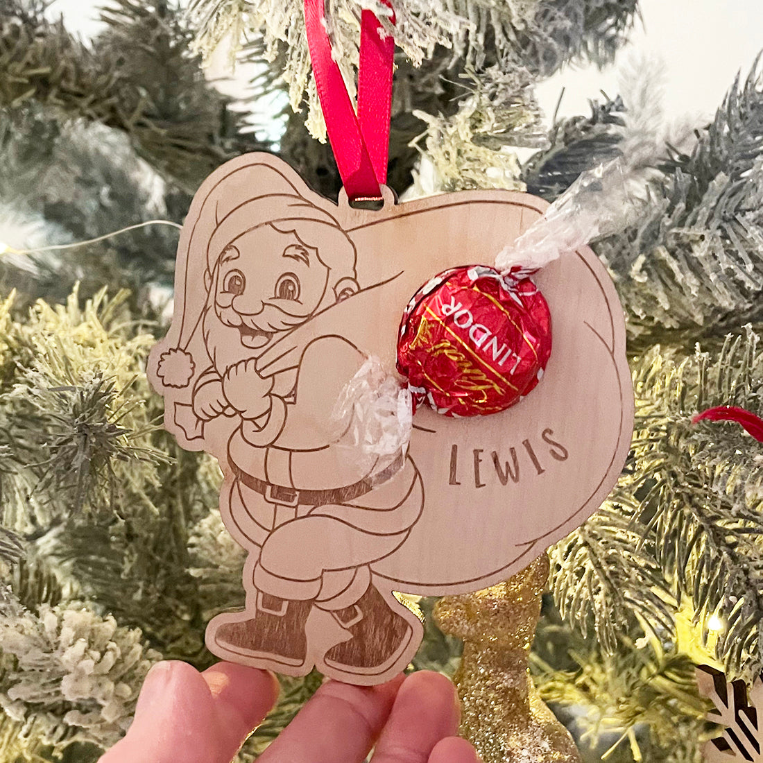 Chocolate Holder Gift Christmas Tree Bauble Decoration-Love Lumi Ltd