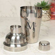 Personalised Floral Initial 5 Piece Cocktail Shaker Gift Set-Love Lumi Ltd