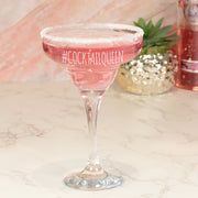 Any Hashtag Engraved Cocktail Glass-Love Lumi Ltd