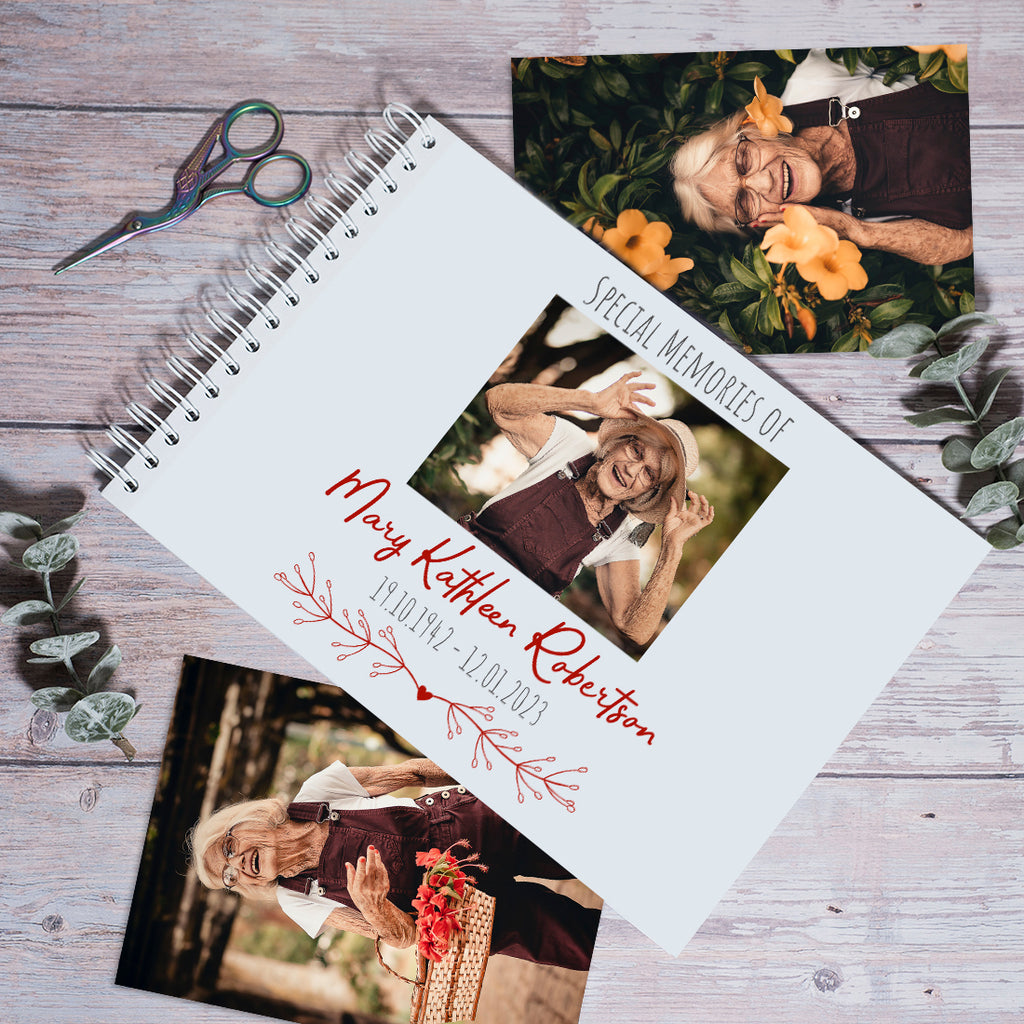 In Loving Memory' Condolence Photo Album Memorial Scrapbook – Love