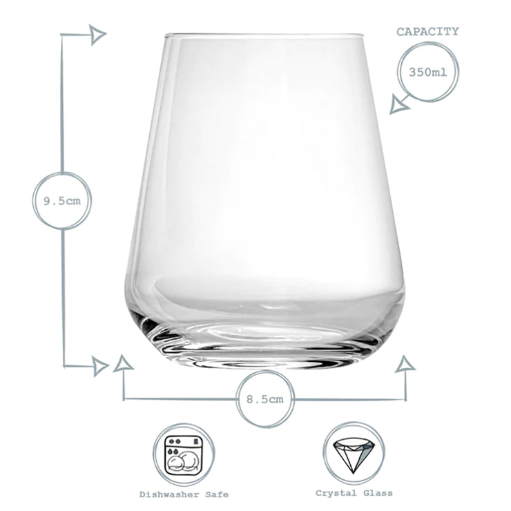 Any Drink Any Name Engraved Stemless Glass-Love Lumi Ltd