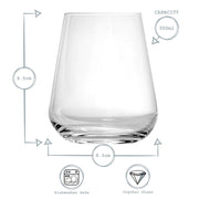 Personalised Initials and Name Engraved Stemless Glass-Love Lumi Ltd